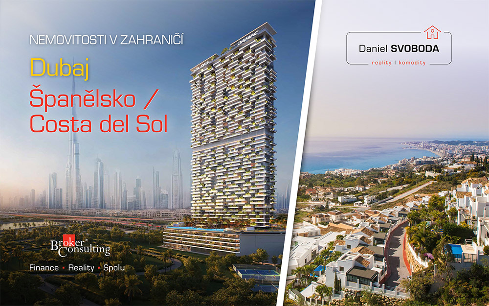 Nemovitosti v zahraničí – Dubaj, Španělsko/Costa del Sol